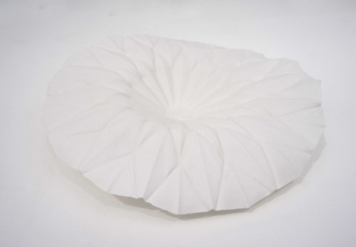 Paper Cast Porcelain Origami Hitomi Igarashi 1